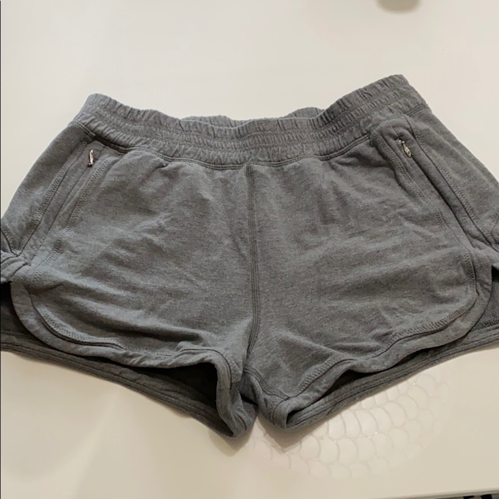 Lululemon buttery soft cotton lounge shorts.
